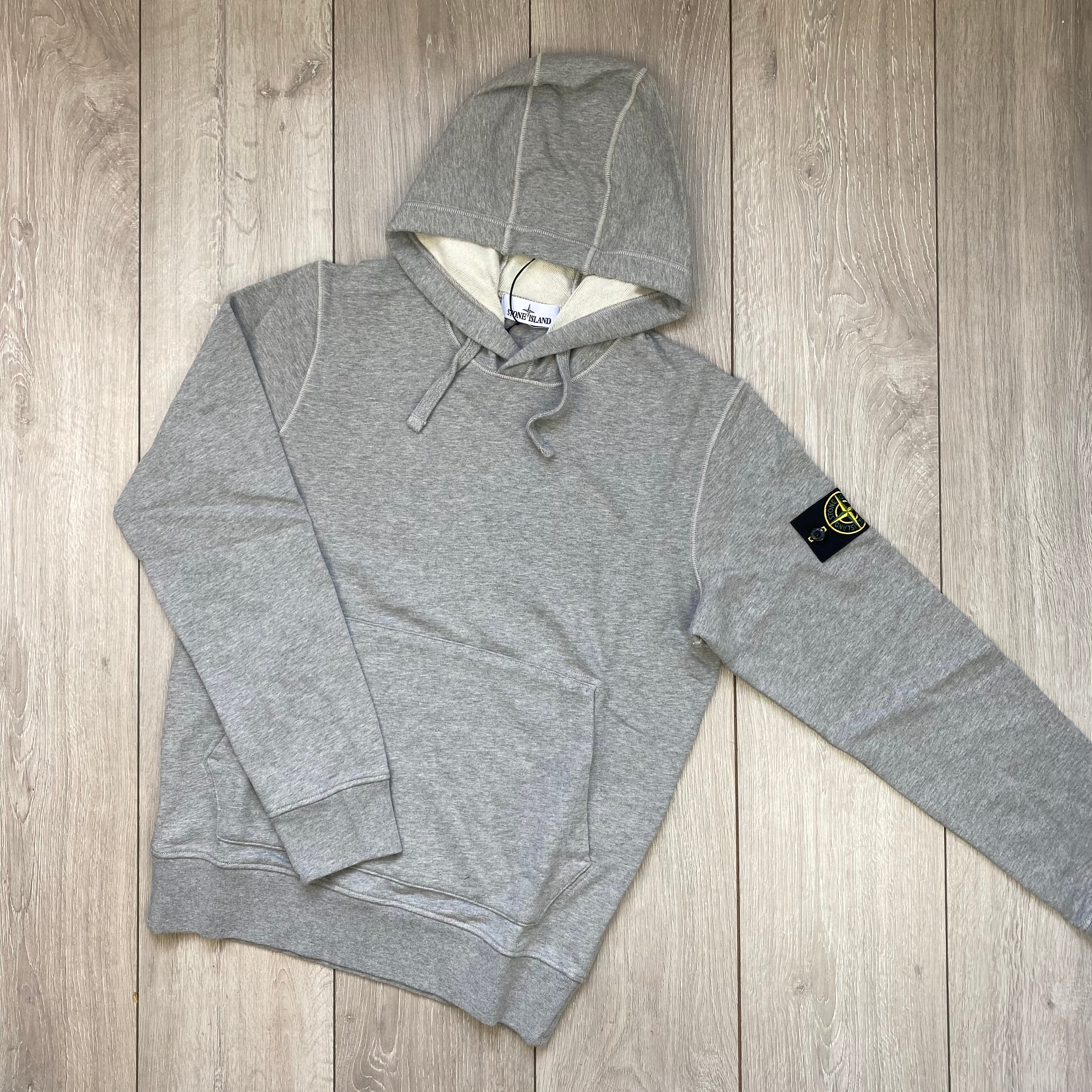 Stone Island Dyed Hoodie - Grey