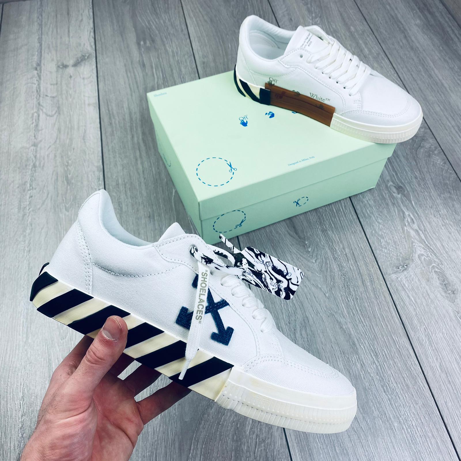 Off-White Canvas Sneakers