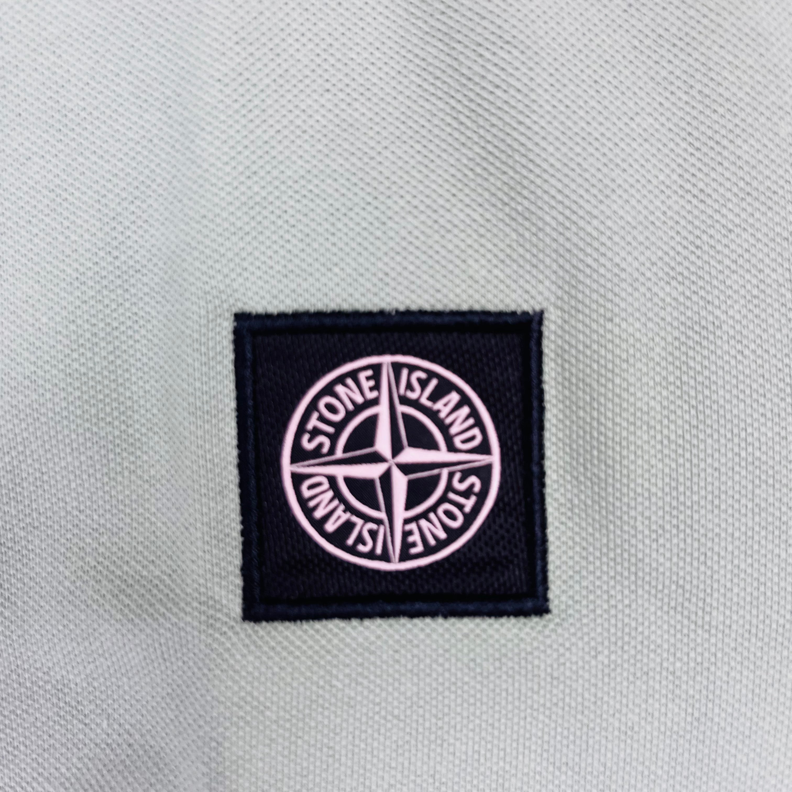 Stone Island Patch Polo Shirt - Sage Green