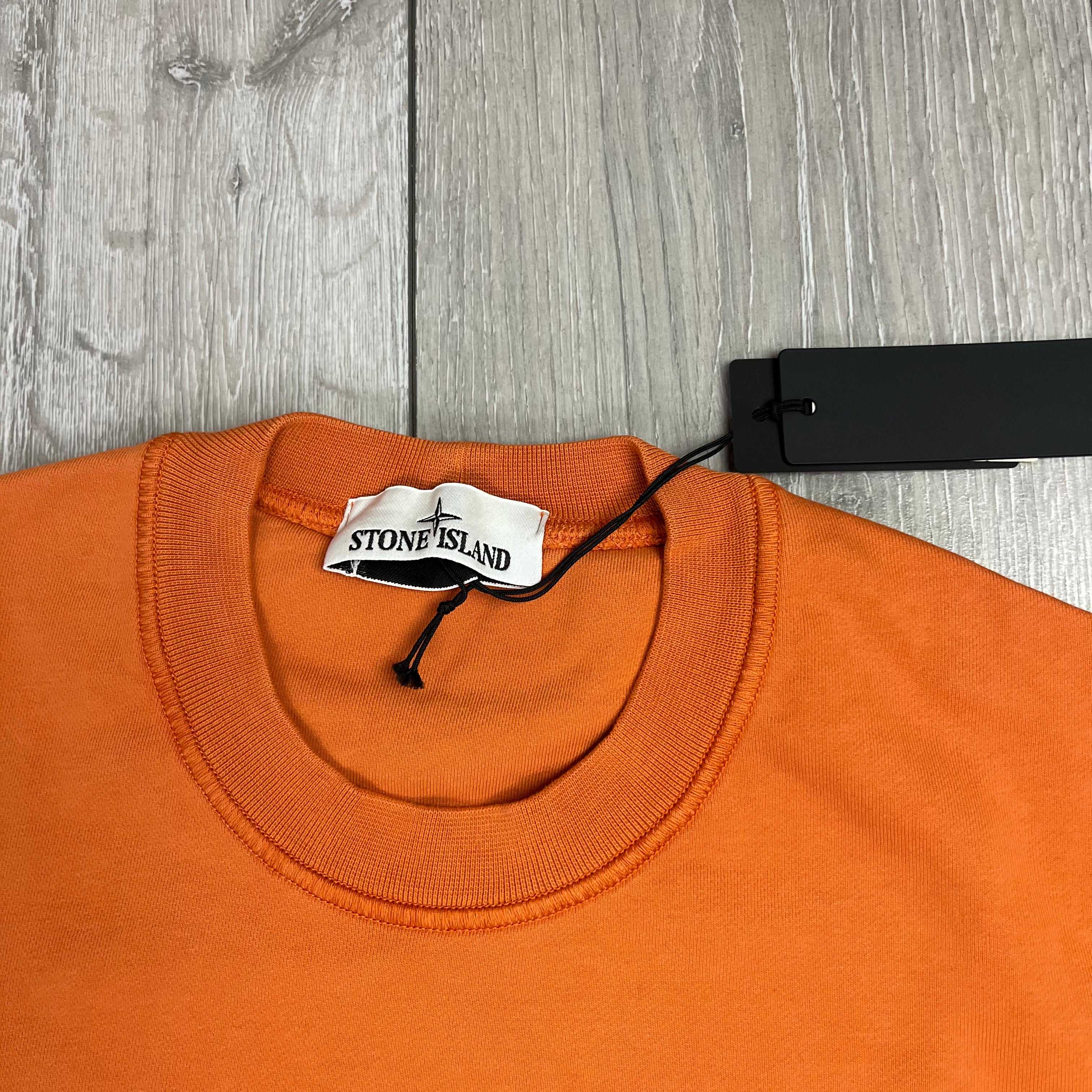 Stone Island Dyed Sweatshirt - Sienna