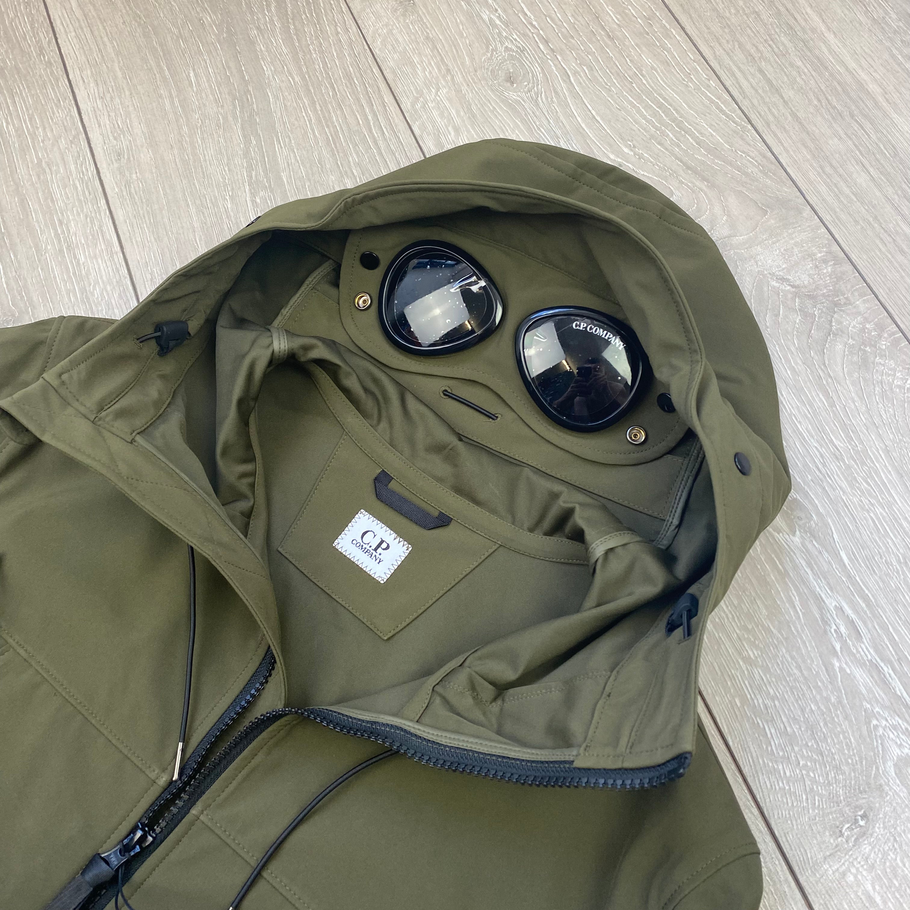 CP Company Shell Goggle Jacket - Ivy Green