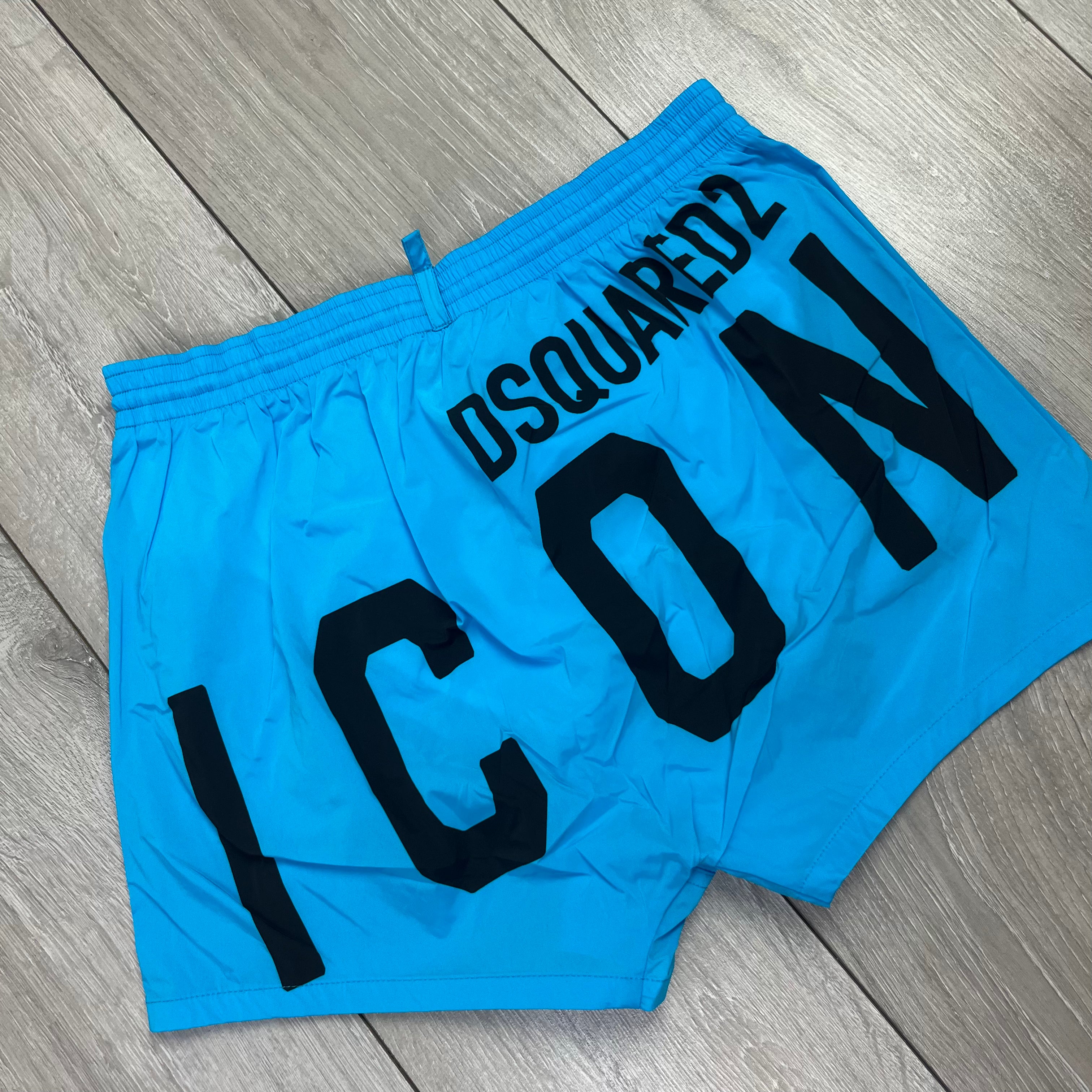 DSQUARED2 ICON Swim Shorts - Miami Blue