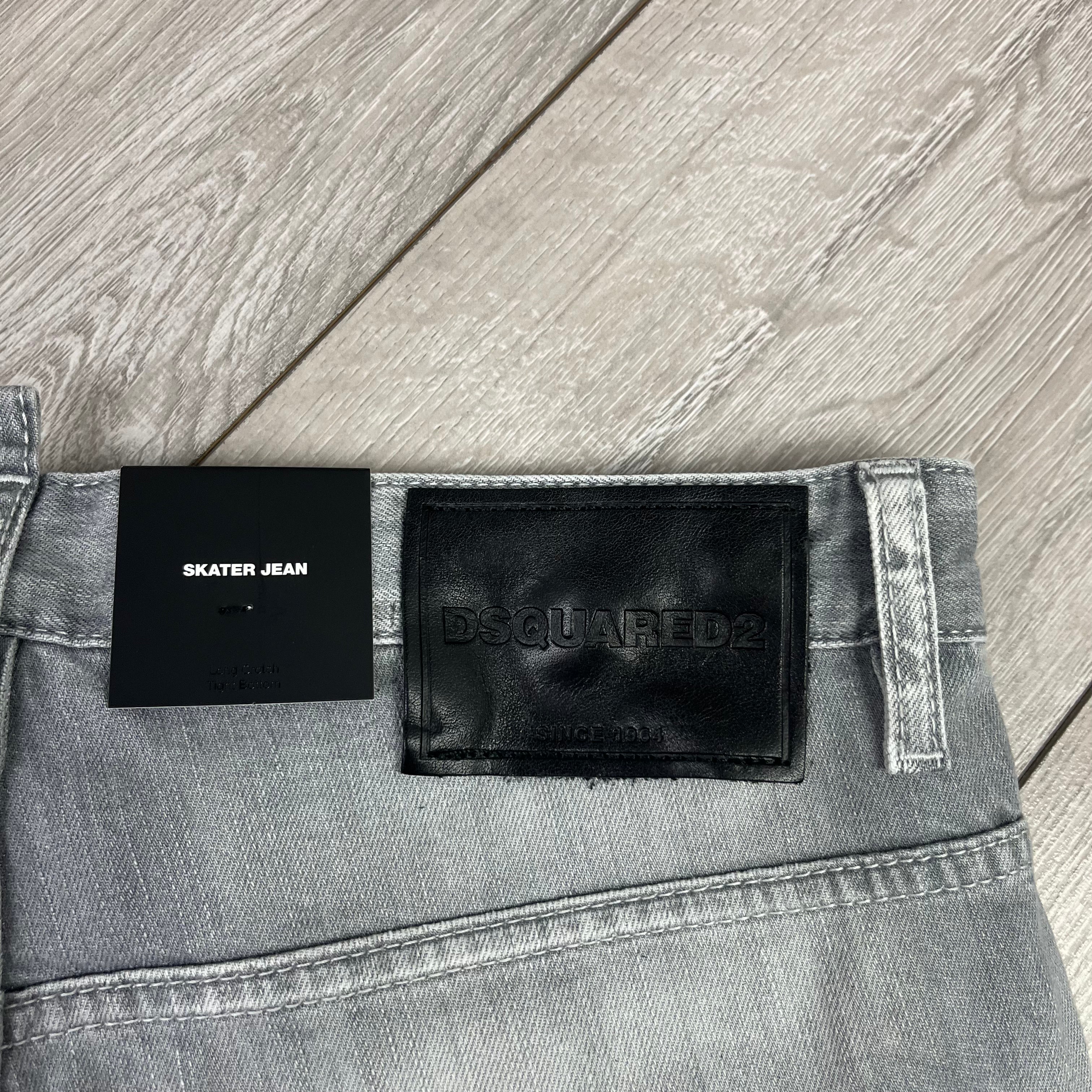 DSQUARED2 Cropped Jeans - Grey