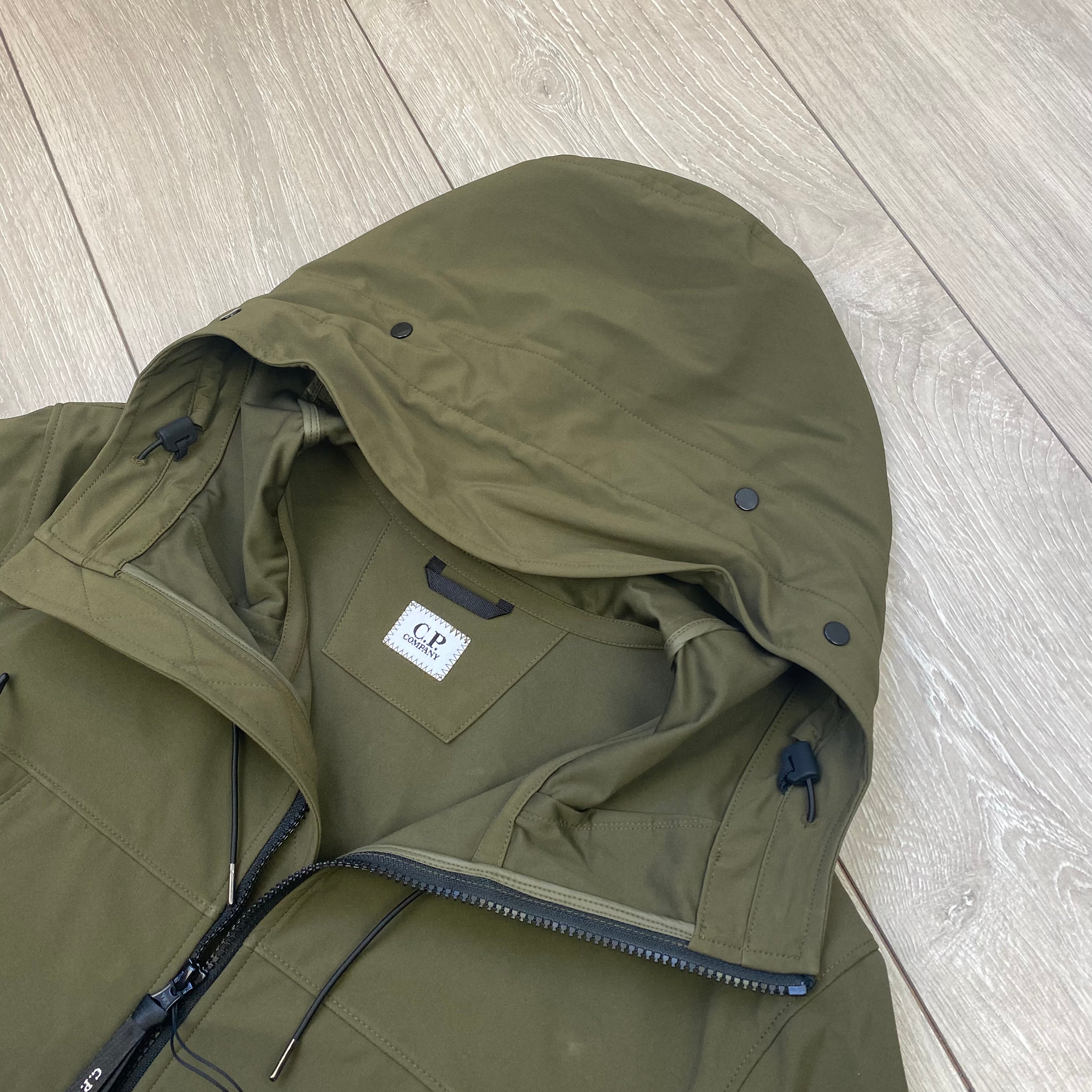 CP Company Shell Goggle Jacket - Ivy Green