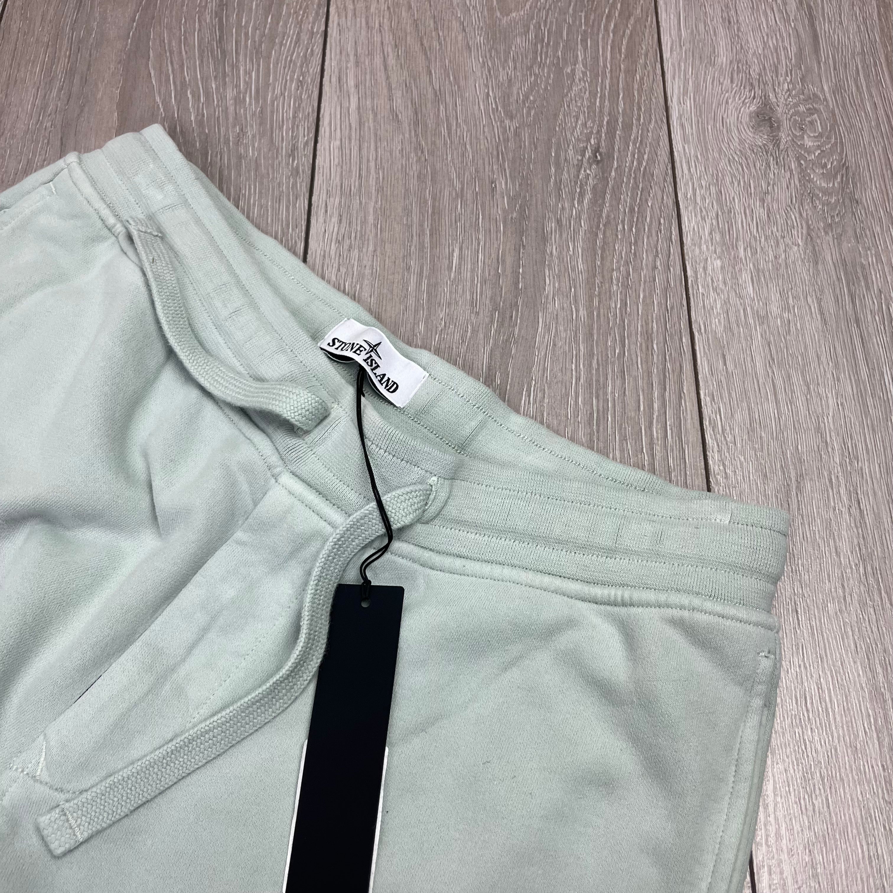 Stone Island Dyed Sweatpants - Pearl Grey