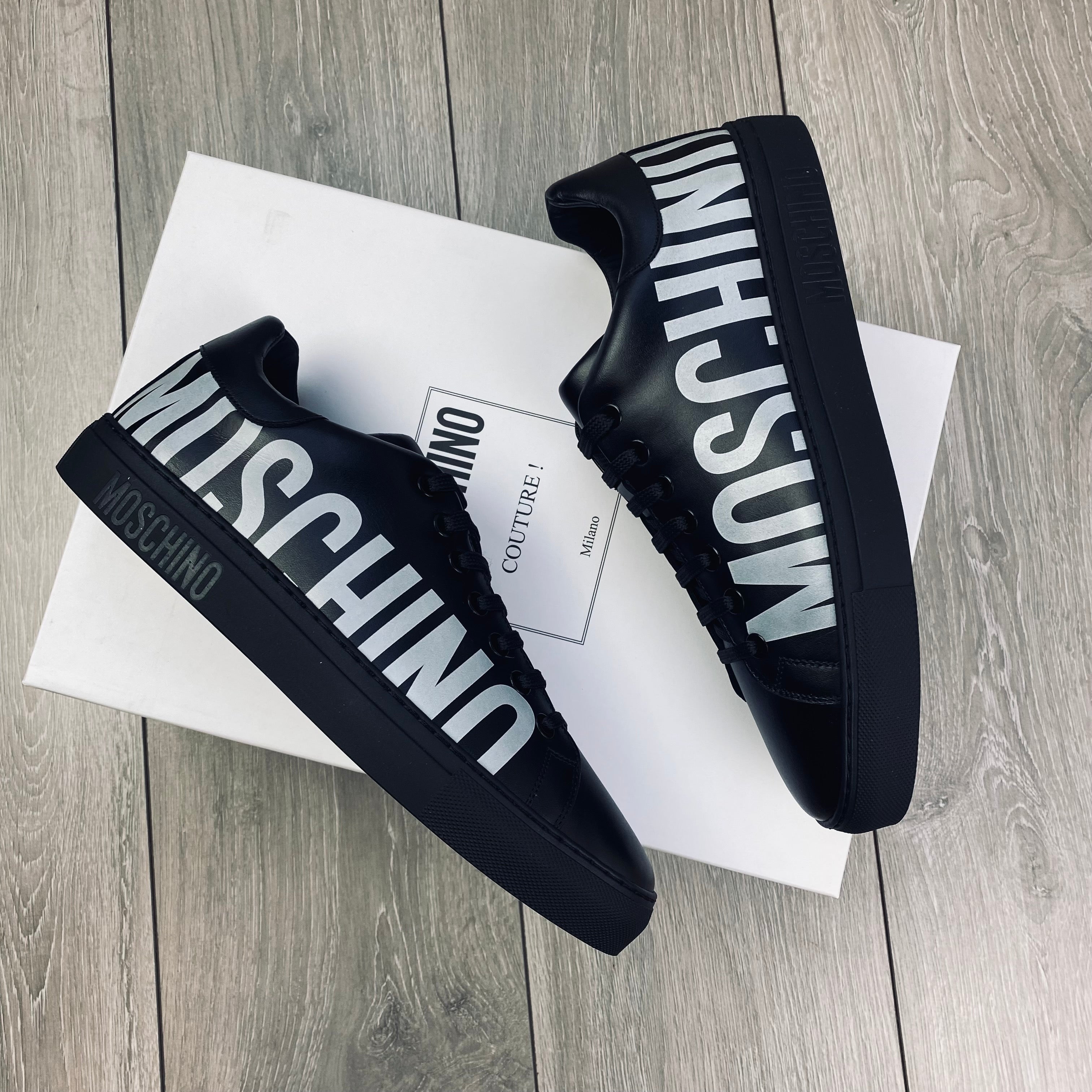 Moschino Leather Sneakers