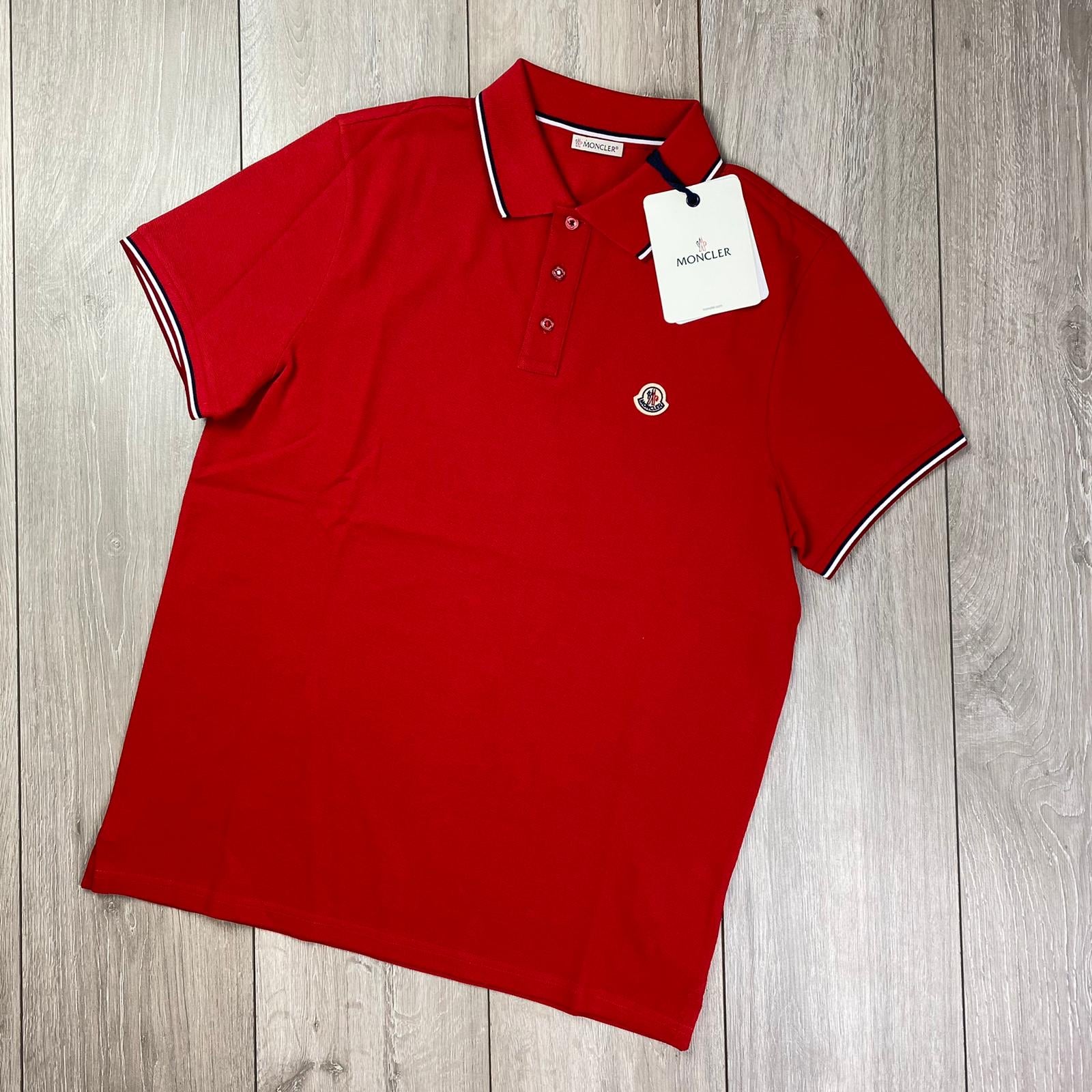 Moncler Polo Shirt - Red