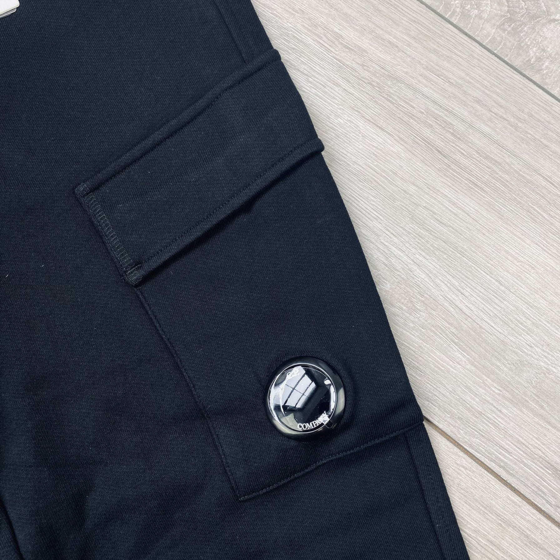 CP Company Raised Fleece Sweatpants - Black